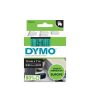   DYMO Feliratozógép szalag, 9 mm x 7 m, DYMO "D1", zöld-fekete