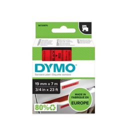 DYMO Feliratozógép szalag, 19 mm x 7 m, DYMO "D1", piros-fekete DYMO Feliratozógép szalag, 19 mm x 7 m, DYMO "D1", piros-fekete