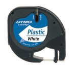 DYMO Feliratozógép szalag, 12 mm x 4 m, DYMO "Letratag", fehér DYMO Feliratozógép szalag, 12 mm x 4 m, DYMO "Letratag", fehér