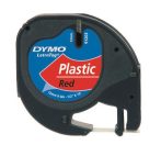 DYMO Feliratozógép szalag, 12 mm x 4 m, DYMO "Letratag", piros DYMO Feliratozógép szalag, 12 mm x 4 m, DYMO "Letratag", piros