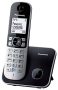   PANASONIC Telefon, vezeték nélküli, PANASONIC "KX-TG6811PDB", fekete