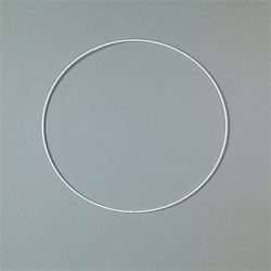 . Fém karika, fehér, EFCO, 18 cm . Fém karika, fehér, EFCO, 18 cm