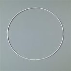 . Fém karika, fehér, EFCO, 25 cm . Fém karika, fehér, EFCO, 25 cm