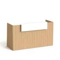 MAYAH Recepciós asztal, 190x64,5 cm, MAYAH "Freedom SV-92", kőris