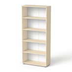   MAYAH Szekrény, 5 rendező magas, nyitott, polcos, MAYAH "Freedom SV-02", juhar