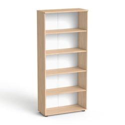 MAYAH Szekrény, 5 rendező magas, nyitott, polcos, MAYAH "Freedom SV-02",  tölgy
