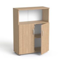 MAYAH Szekrény, 3 rendező magas, kombinált, polcos, MAYAH "Freedom SV-09", kőris