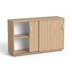 MAYAH Szekrény, 2 rendező magas, tolóajtós, polcos, MAYAH "Freedom SV-12", kőris MAYAH Szekrény, 2 rendező magas, tolóajtós, polcos, MAYAH "Freedom SV-12", kőris