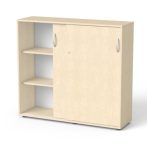 MAYAH Szekrény, 3 rendező magas, tolóajtós, polcos, MAYAH "Freedom SV-13", juhar MAYAH Szekrény, 3 rendező magas, tolóajtós, polcos, MAYAH "Freedom SV-13", juhar