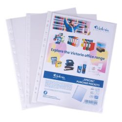 VICTORIA OFFICE Genotherm, lefűzhető, A4+, 55 mikron, víztiszta, VICTORIA OFFICE VICTORIA OFFICE Genotherm, lefűzhető, A4+, 55 mikron, víztiszta, VICTORIA OFFICE