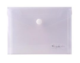 VICTORIA OFFICE Irattartó tasak, A6, PP, patentos, VICTORIA OFFICE, áttetsző VICTORIA OFFICE Irattartó tasak, A6, PP, patentos, VICTORIA OFFICE, áttetsző