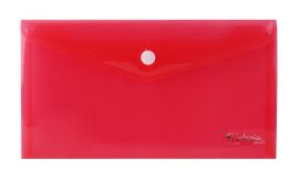 VICTORIA OFFICE Irattartó tasak, DL, PP, patentos, VICTORIA OFFICE, piros VICTORIA OFFICE Irattartó tasak, DL, PP, patentos, VICTORIA OFFICE, piros