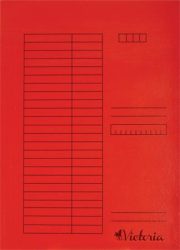 VICTORIA OFFICE Gyorsfűző, karton, A4, VICTORIA OFFICE, piros VICTORIA OFFICE Gyorsfűző, karton, A4, VICTORIA OFFICE, piros