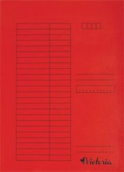 VICTORIA OFFICE Pólyás dosszié, karton, A4, VICTORIA OFFICE, piros VICTORIA OFFICE Pólyás dosszié, karton, A4, VICTORIA OFFICE, piros