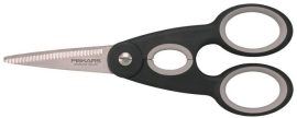 FISKARS Olló, konyhai, 22 cm FISKARS "Functional ReNew", fekete
