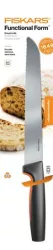 FISKARS Kenyérvágókés, 21 cm, FISKARS "Functional Form" fekete