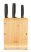 FISKARS Késblokk, bambusz, 3 késes, FISKARS "Functional Form™" FISKARS Késblokk, bambusz, 3 késes, FISKARS "Functional Form™"