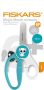   FISKARS Olló, iskolai, 13 cm, FISKARS "Morph Kids", kutyás