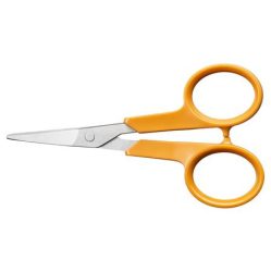 FISKARS Varróolló, 10 cm, hajlított, FISKARS "Classic", narancssárga