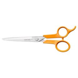 FISKARS Hajvágó olló, 17 cm, FISKARS "Classic", narancssárga