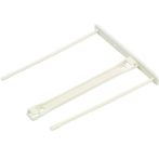 FELLOWES Lefűzőklip, műanyag, 85 mm, FELLOWES, Bankers Box®, fehér FELLOWES Lefűzőklip, műanyag, 85 mm, FELLOWES, Bankers Box®, fehér