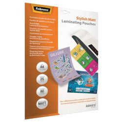 FELLOWES Meleglamináló fólia, 80 mikron, A4, matt, 25 db, FELLOWES "Admire Stylish" FELLOWES Meleglamináló fólia, 80 mikron, A4, matt, 25 db, FELLOWES "Admire Stylish"