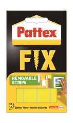HENKEL Ragasztócsík, kétoldalas, visszaszedhető, 20 x 40 mm, HENKEL "Pattex Fix" HENKEL Ragasztócsík, kétoldalas, visszaszedhető, 20 x 40 mm, HENKEL "Pattex Fix"