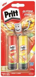 HENKEL Ragasztóstift, 2x20 g, glitteres, HENKEL "Pritt" HENKEL Ragasztóstift, 2x20 g, glitteres, HENKEL "Pritt"