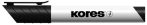 KORES Tábla- és flipchart marker, 3 mm, kúpos, KORES "K-Marker XW1", fekete KORES Tábla- és flipchart marker, 3 mm, kúpos, KORES "K-Marker XW1", fekete