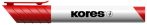 KORES Tábla- és flipchart marker, 3 mm, kúpos, KORES "K-Marker XW1", piros KORES Tábla- és flipchart marker, 3 mm, kúpos, KORES "K-Marker XW1", piros