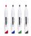 KORES Tábla- és flipchart marker készlet, 3 mm, kúpos, KORES "K-Marker XW1", 4 különböző szín KORES Tábla- és flipchart marker készlet, 3 mm, kúpos, KORES "K-Marker XW1", 4 különböző szín