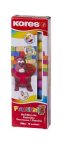 KORES Gyurma, 200 g, 10 szín, KORES "Plastilina" KORES Gyurma, 200 g, 10 szín, KORES "Plastilina"