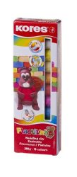 KORES Gyurma, 200 g, 10 szín, KORES "Plastilina" KORES Gyurma, 200 g, 10 szín, KORES "Plastilina"