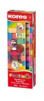 KORES Gyurma, 200 g, 10 pasztell szín, KORES "PLASTILINA" KORES Gyurma, 200 g, 10 pasztell szín, KORES "PLASTILINA"
