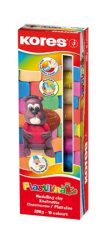 KORES Gyurma, 200 g, 10 pasztell szín, KORES "PLASTILINA" KORES Gyurma, 200 g, 10 pasztell szín, KORES "PLASTILINA"