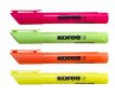   KORES Szövegkiemelő készlet, 0,5-5 mm, KORES "High Liner Plus", 4 különböző szín