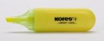 KORES Szövegkiemelő, 0,5-5 mm, KORES, sárga