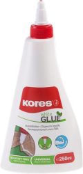 KORES Hobbiragasztó, 250 ml, KORES "White Glue" KORES Hobbiragasztó, 250 ml, KORES "White Glue"