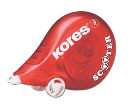 KORES Hibajavító roller, 4,2 mm x 8 m, KORES "Scooter", piros KORES Hibajavító roller, 4,2 mm x 8 m, KORES "Scooter", piros