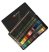KORES Színes ceruza készlet, háromszögletű, fém doboz, KORES "Kolores Selection", 72 különböző szín