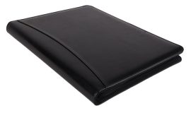 . Konferencia mappa, A4, műbőr, számológéppel, fekete . Konferencia mappa, A4, műbőr, számológéppel, fekete