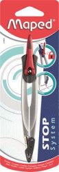 MAPED Körző, rögzíthető lábakkal, MAPED "Stop System", vegyes színek MAPED Körző, rögzíthető lábakkal, MAPED "Stop System", vegyes színek