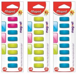 MAPED Mágnes, téglalap alakú, 27 mm, MAPED, vegyes színek MAPED Mágnes, téglalap alakú, 27 mm, MAPED, vegyes színek