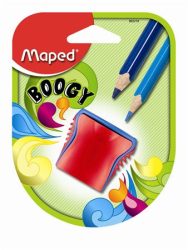 MAPED Hegyező, kétlyukú, tartályos, MAPED "Boogy", vegyes színek MAPED Hegyező, kétlyukú, tartályos, MAPED "Boogy", vegyes színek