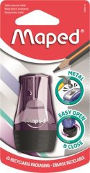 MAPED Hegyező, egylyukú, tartályos, MAPED "Tonic", vegyes színek MAPED Hegyező, egylyukú, tartályos, MAPED "Tonic", vegyes színek