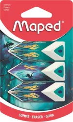 MAPED Radír, MAPED "Dragon Pyramid sárkány ", 3 darab
