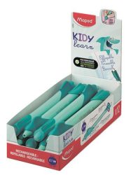 MAPED Írástanuló rollertoll, 0,7 mm, radírozható, MAPED "KIDY Learn MAGIC", cápa, türkiz, 12 db