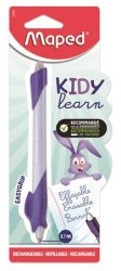 MAPED Írástanuló rollertoll, 0,7 mm, radírozható, MAPED "KIDY Learn MAGIC", nyuszi, lila
