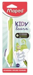 MAPED Írástanuló rollertoll, 0,7 mm, radírozható, MAPED "KIDY Learn MAGIC", kaméleon, zöld