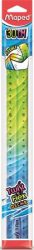 MAPED Vonalzó, műanyag, 30 cm, MAPED "Twist'n Flex Decor" MAPED Vonalzó, műanyag, 30 cm, MAPED "Twist'n Flex Decor"